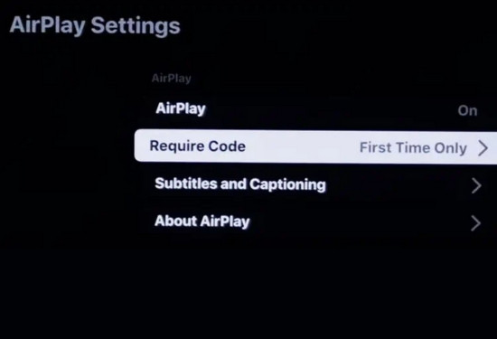 Cách kết nối điện thoại iPhone với tivi Samsung qua AirPlay bước 3 Cách kết nối điện thoại iPhone với tivi Samsung qua AirPlay bước 3
