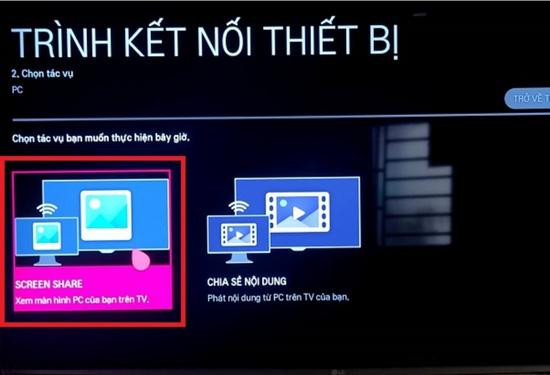 Đối với Tivi LG giao diện WebOS bước 3 Đối với Tivi LG giao diện WebOS bước 3