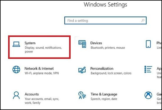 Đối với laptop chạy hệ điều hành Windows 10 bước 6 Đối với laptop chạy hệ điều hành Windows 10 bước 6