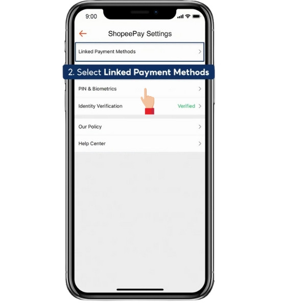 Cách hủy liên kết ShopeePay với tài khoản ngân hàng thông qua ví Shopee Pay bước 3
