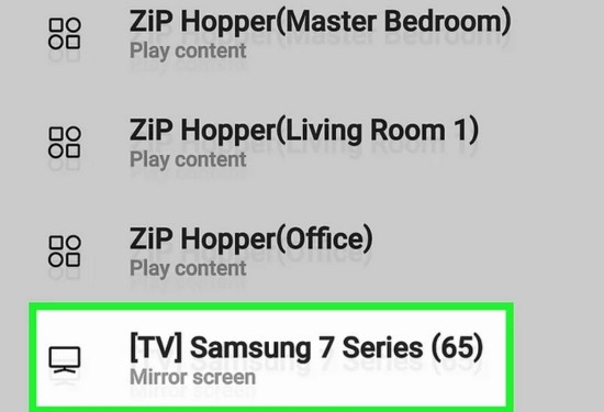 Cách kết nối điện thoại iPhone với tivi Samsung qua AirPlay bước 5 Cách kết nối điện thoại iPhone với tivi Samsung qua AirPlay bước 5