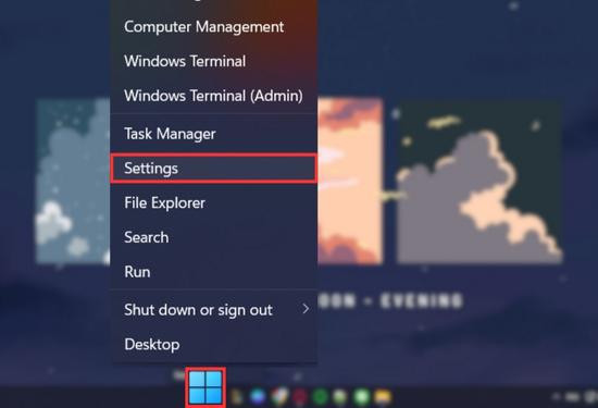 Đối với laptop chạy hệ điều hành Windows 11 bước 1 Đối với laptop chạy hệ điều hành Windows 11 bước 1