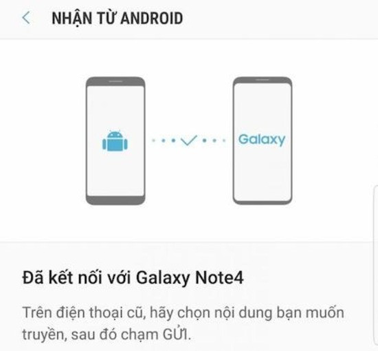 Chuyển toàn bộ dữ liệu từ Samsung sang Samsung bằng Smart Switch Mobile