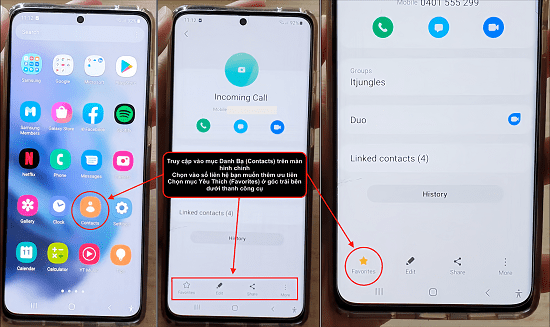 Hướng dẫn cách cài số điện thoại ưu tiên trên Samsung Hướng dẫn cách cài số điện thoại ưu tiên trên Samsung