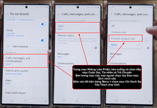Hướng dẫn cách cài số điện thoại ưu tiên trên Samsung Hướng dẫn cách cài số điện thoại ưu tiên trên Samsung