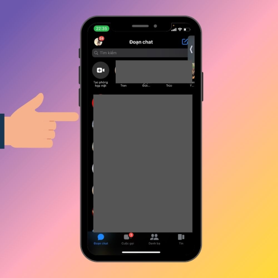 Hướng Dẫn Xóa Nhiều Tin Nhắn Trên Messenger Bằng Điện Thoại bước 1 Hướng Dẫn Xóa Nhiều Tin Nhắn Trên Messenger Bằng Điện Thoại bước 1