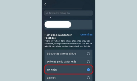 khôi phục tin nhắn đã xóa trên Messenger trên iPhone bước 6 khôi phục tin nhắn đã xóa trên Messenger trên iPhone bước 6