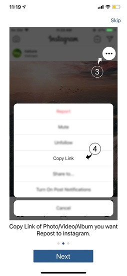 Cách tải ảnh trên Instagram về Android bằng ứng dụng Fastsave for Instagram bước 4