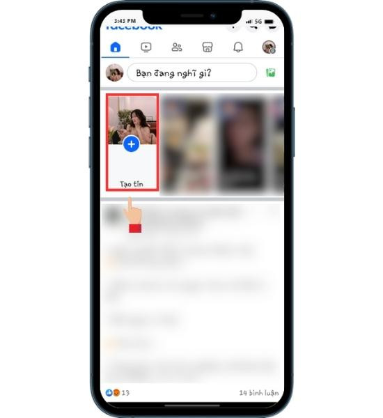 Nhấn để tạo tin Nhấn để tạo tin