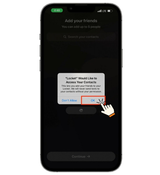 Nhấn OK Nhấn OK