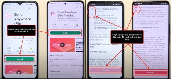 Send Anywhere bước 2 Send Anywhere bước 2