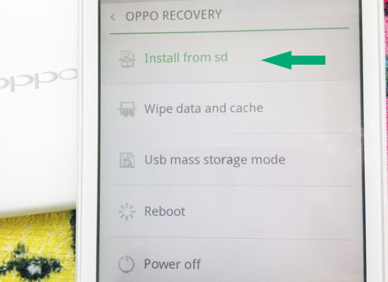 Sử dụng Recovery để up ROM điện thoại Oppo