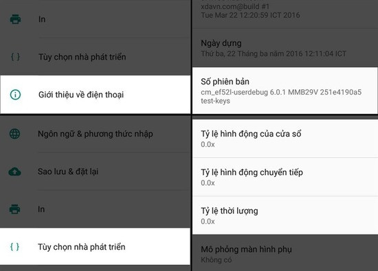 Thay đổi hiệu ứng chuyển động khung hình Thay đổi hiệu ứng chuyển động khung hình