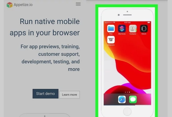 Dùng thử trình giả lập iOS Dùng thử trình giả lập iOS