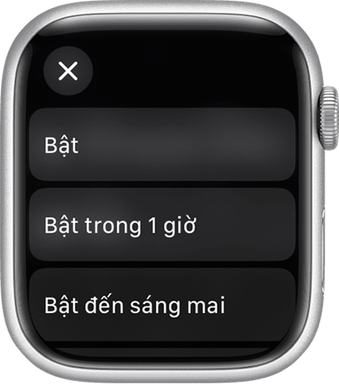Bật Không làm phiền Bật Không làm phiền