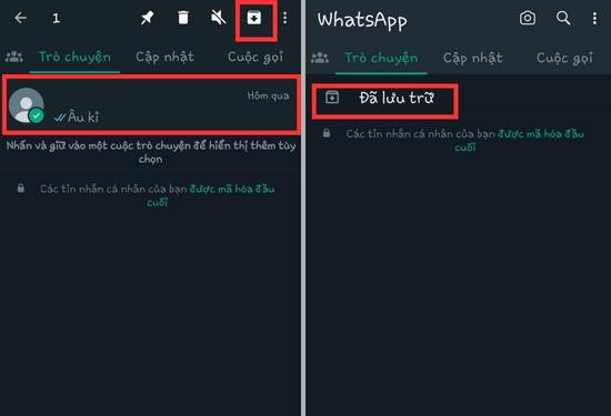 Tổng hợp các cách ẩn cuộc trò chuyện trên WhatsApp