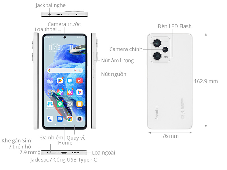 Cách bảo vệ loa ngoài Xiaomi Redmi Note 12 trước và sau khi thay