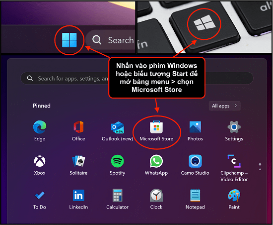 Cách cài Outlook trên máy tính Win 11 bước 1 Cách cài Outlook trên máy tính Win 11 bước 1