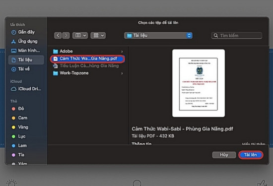Cách chuyển file PDF thành Word trên MacBook bằng Smallpdf bước 2