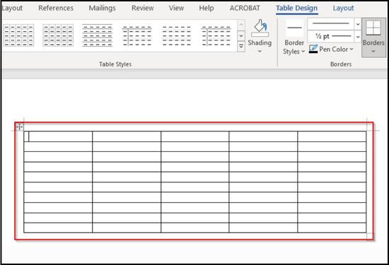 Cách dán dữ liệu trong bảng Excel vào bảng tạo sẵn trong Word bước 4