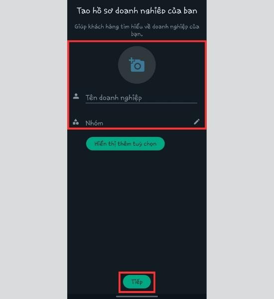 Cách đăng ký Whatsapp Business đơn giản bước 5