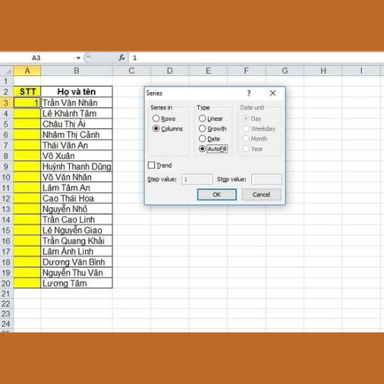 Cách đánh số thứ tự trong Excel 2010 bằng Auto Fill Cách đánh số thứ tự trong Excel 2010 bằng Auto Fill