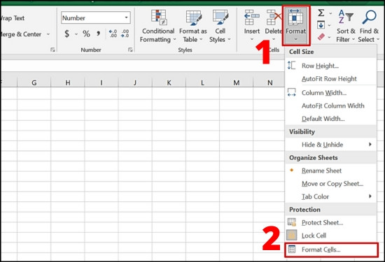 Cách định dạng tiền VND trong Excel bước 2 Cách định dạng tiền VND trong Excel bước 2