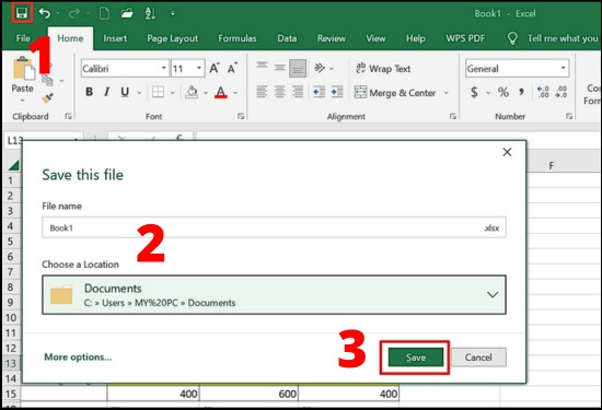 Cách gửi 1 sheet trong Excel qua Zalo bước 1