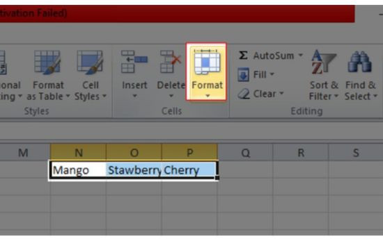 Cách khóa các ô đã chọn trong Excel 