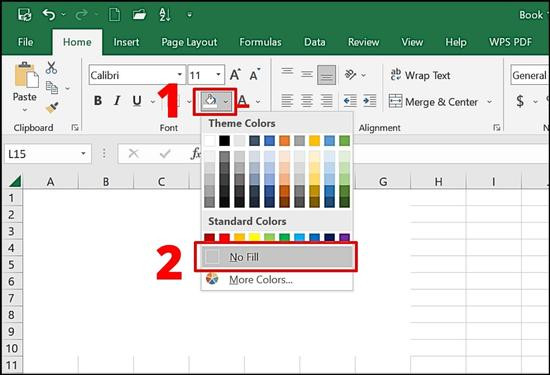 Cách lấy lại dòng kẻ đã xóa ở một vùng nhất định trong Excel