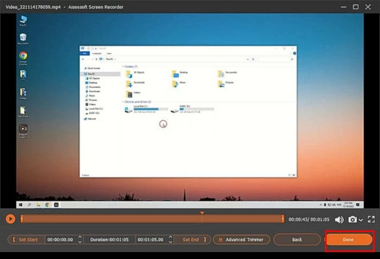 Cách quay video trên laptop Lenovo bằng phần mềm AppGeeker Screen Recorder bước 4