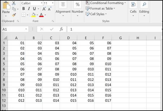 Cách thêm số 0 trong Excel hàng loạt bước 4