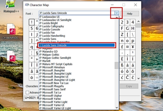 Cách viết phiên âm tiếng Anh trong Excel bằng Character bước 2