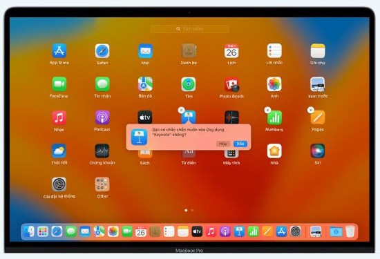 Cách xoá ứng dụng trên MacBook bằng Launchpad bước 2