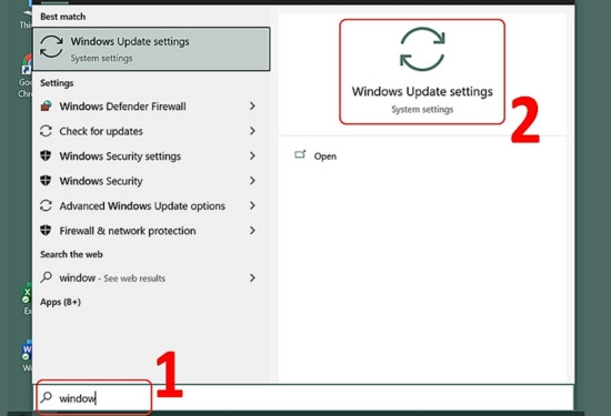 Cập nhật Driver bằng Windows Update bước 1