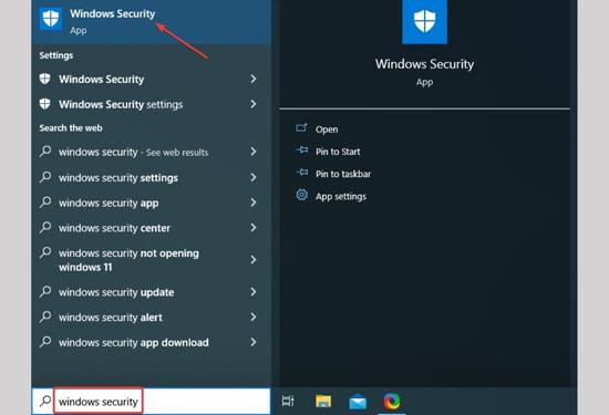 Chạy quét toàn bộ hệ thống bằng Windows Security bước 1 Chạy quét toàn bộ hệ thống bằng Windows Security bước 1