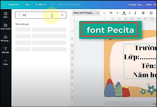 Chọn font chữ phù hợp Chọn font chữ phù hợp