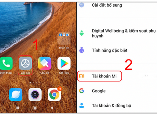 Đăng nhập tài khoản Mi Đăng nhập tài khoản Mi
