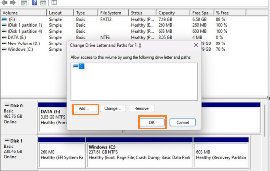 Định dạng ổ cứng bằng Disk Management bước 2-1