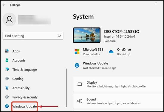 Gỡ cài đặt bản cập nhật Windows được cài đặt gần đây bước 2 Gỡ cài đặt bản cập nhật Windows được cài đặt gần đây bước 2