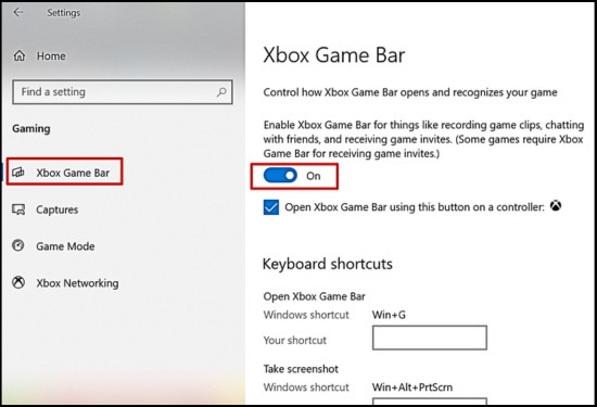 Hướng dẫn bạn cách kích hoạt Xbox Game Bar bước 3