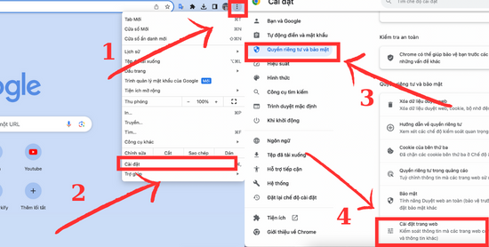 Kiểm tra trình duyệt web bước 1 Kiểm tra trình duyệt web bước 1