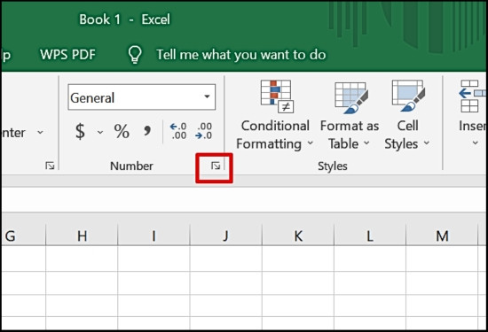 mở hộp thoại format cells bằng cửa sổ number mở hộp thoại format cells bằng cửa sổ number