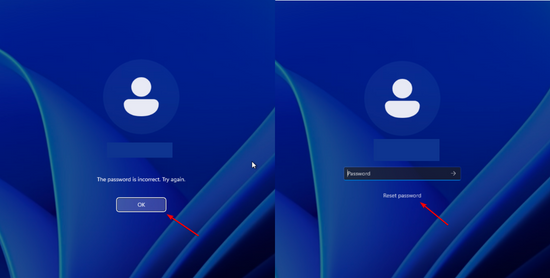 Reset mật khẩu bằng Password reset disk bước 1 Reset mật khẩu bằng Password reset disk bước 1