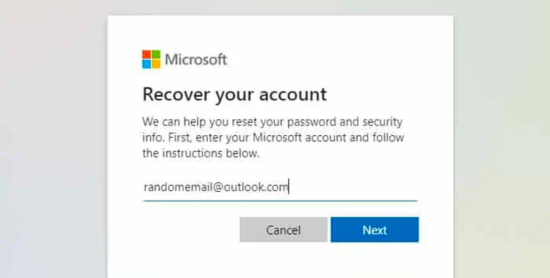 Sử dụng Microsoft Account bước 2