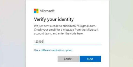 Sử dụng Microsoft Account bước 4