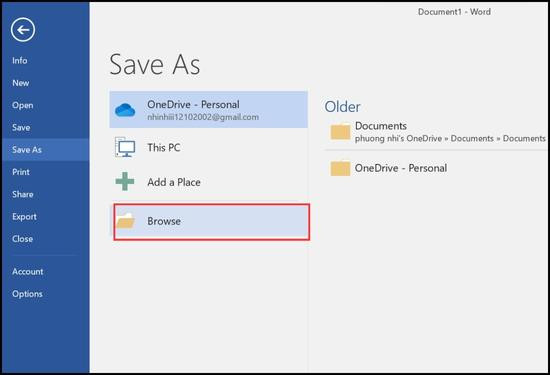 Cách chuyển file Word sang Excel trên máy tính bằng tiện ích Save As và From Text bước 2 Cách chuyển file Word sang Excel trên máy tính bằng tiện ích Save As và From Text bước 2