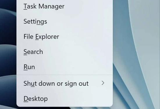 Sử dụng tổ hợp phím Windows + X / u / u để tắt máy tính bước 1