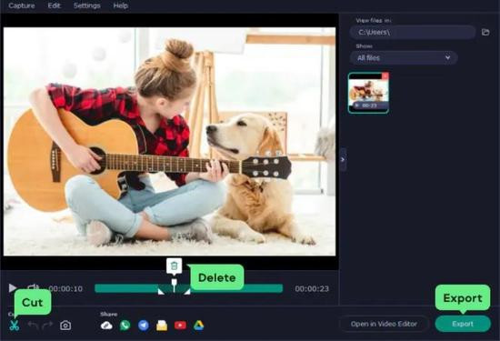 Cách quay video trên máy tính HP bằng ứng dụng thứ ba bước 6 Cách quay video trên máy tính HP bằng ứng dụng thứ ba bước 6