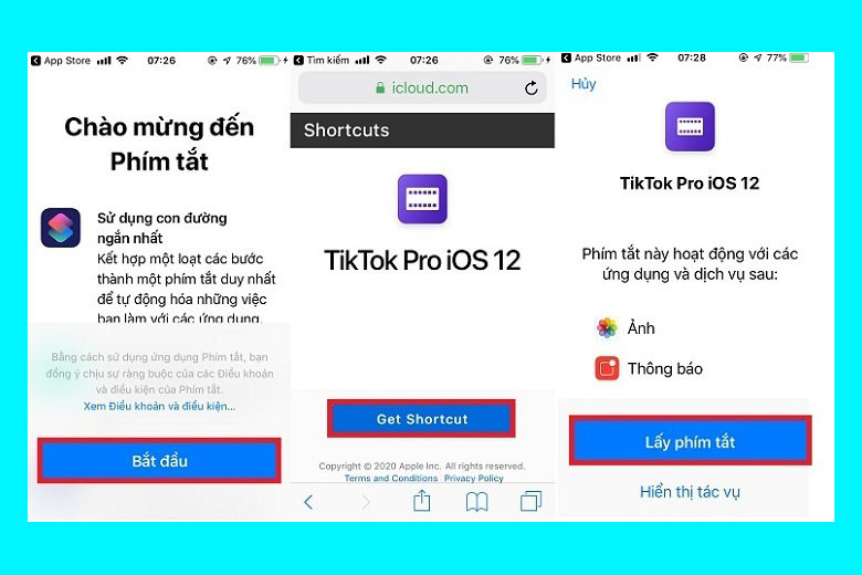 tải video TikTok không dính logo iOS 12 or 13